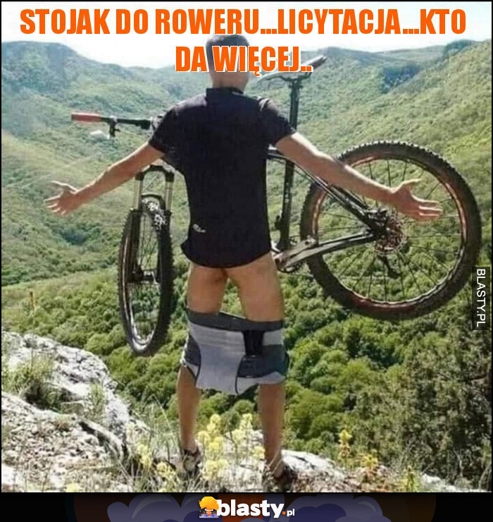 STOJAK DO ROWERU...LICYTACJA...KTO DA WIĘCEJ..