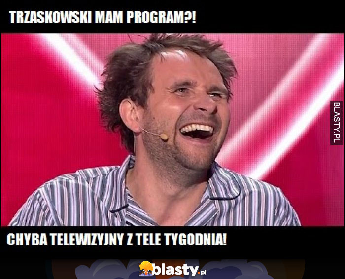 Trzaskowski ma program?! Chyba telewizyjny...