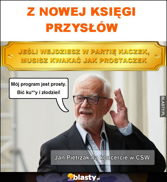 Z nowej księgi przysłów