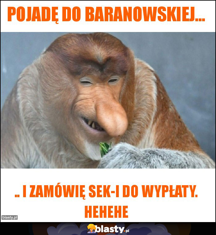 Pojadę do baranowskiej...