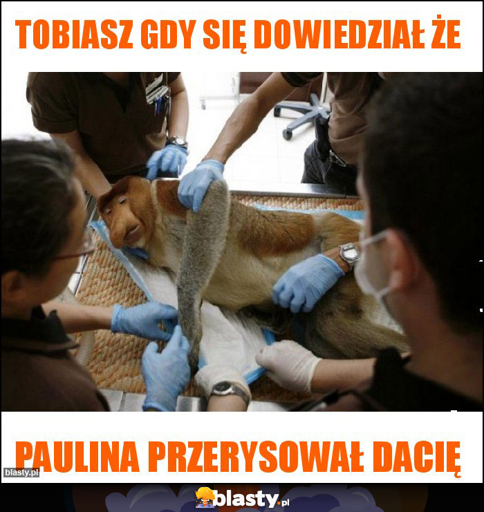 Tobiasz gdy się dowiedział że