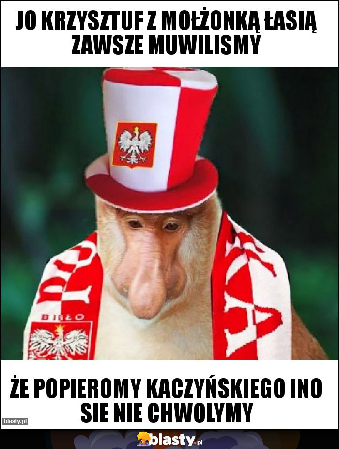 Jo Krzysztuf z mołżonką Łasią zawsze muwilismy