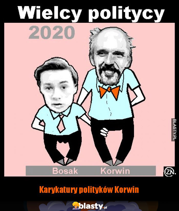 Karykatury polityków Korwin