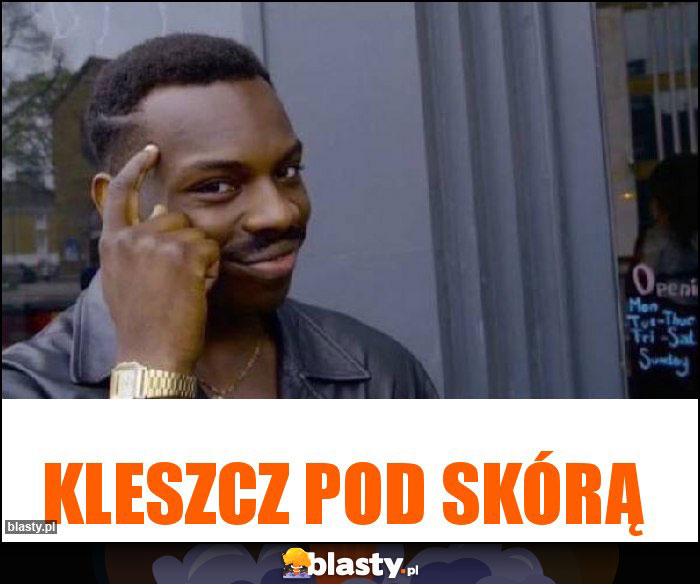 Kleszcz pod skórą