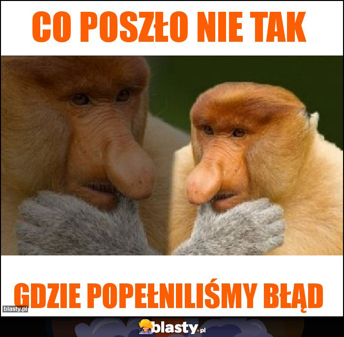 Co poszło nie tak