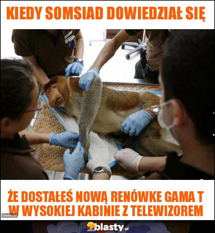 Kiedy somsiad dowiedział się