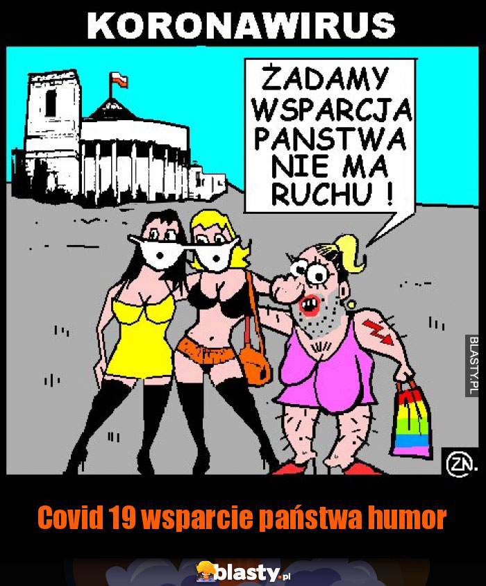 Covid 19 wsparcie państwa humor