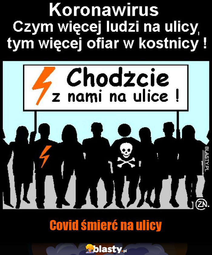 Covid śmierć na ulicy