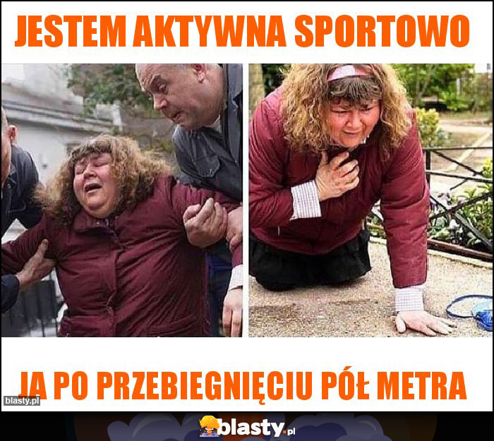 Jestem aktywna sportowo