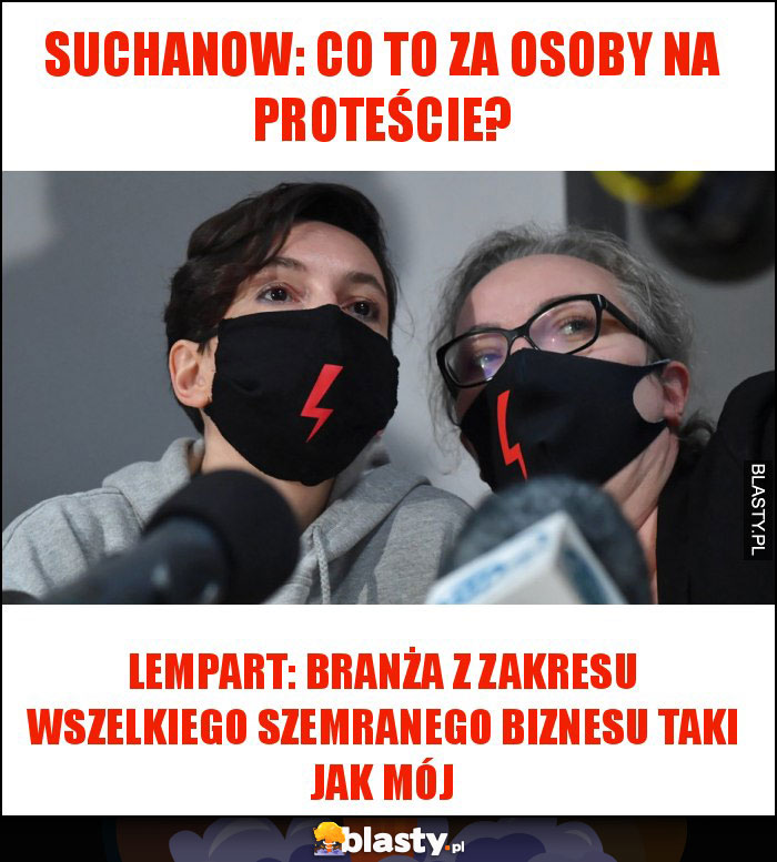 Suchanow: Co to za osoby na proteście?