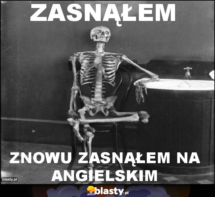 zasnąłem