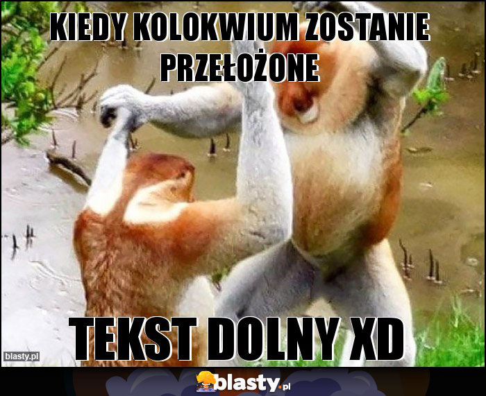 Kiedy kolokwium zostanie przełożone