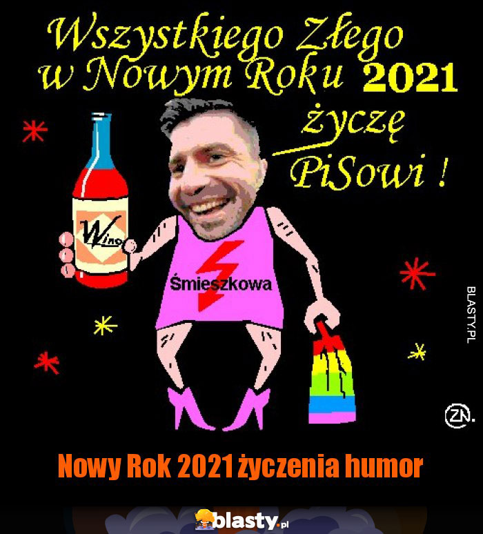 Nowy Rok 2021 życzenia humor