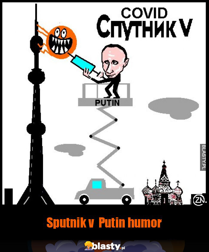 Sputnik v  Putin humor