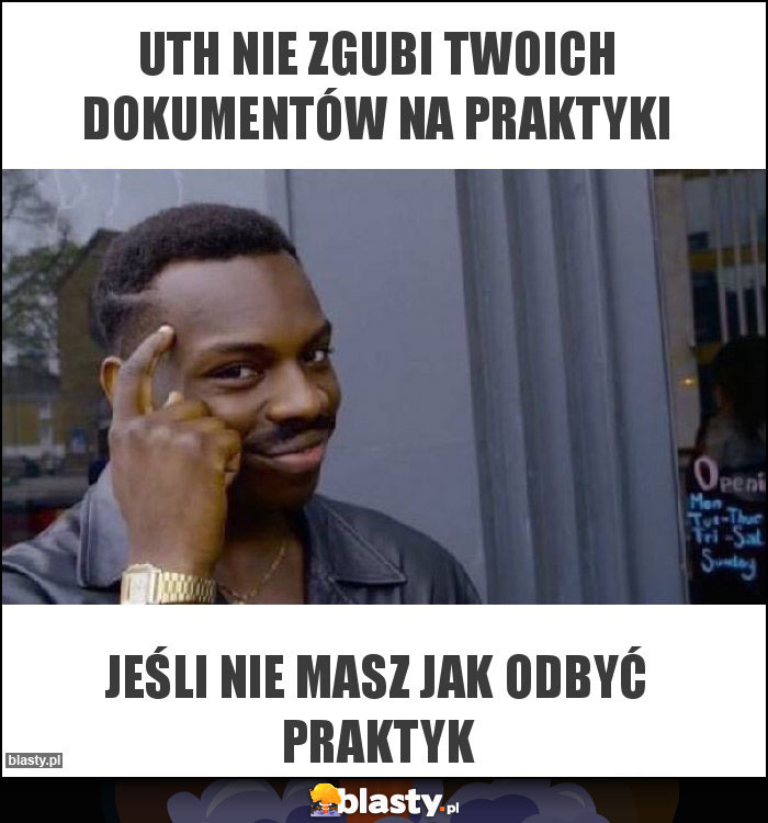 UTH NIE ZGUBI TWOICH Dokumentów na praktyki