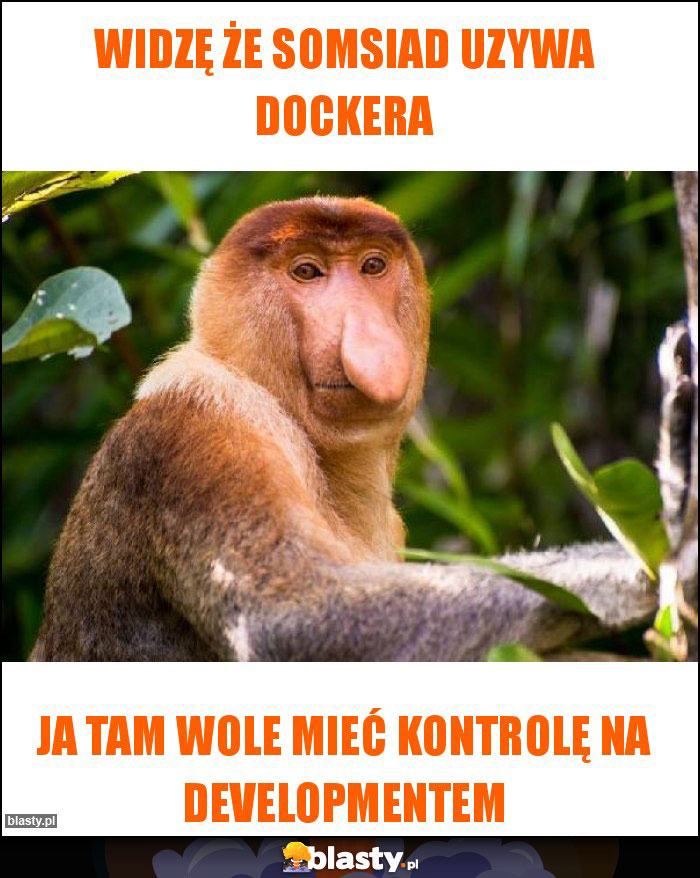 widzę że somsiad uzywa dockera