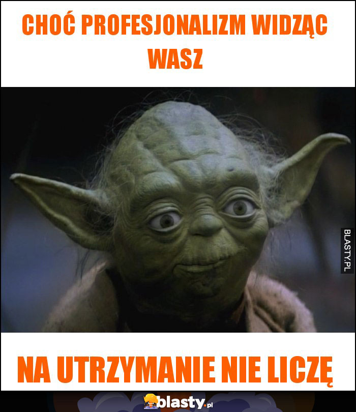 CHOĆ PROFESJONALIZM WIDZĄC WASZ