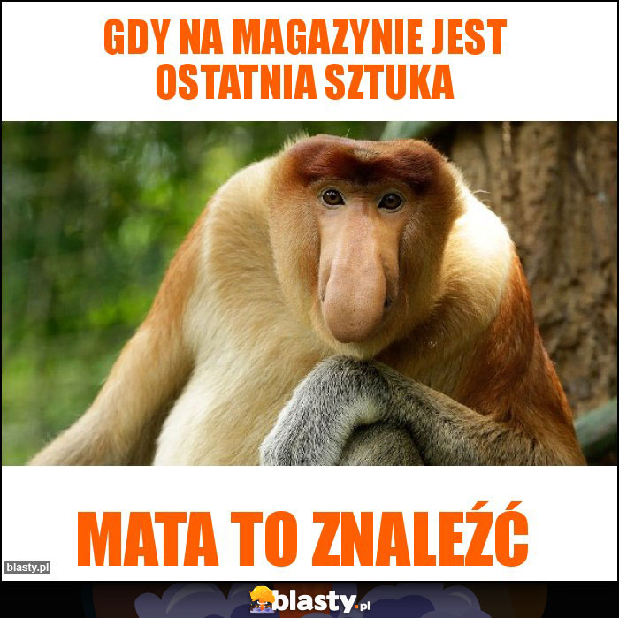 Gdy na magazynie jest ostatnia sztuka