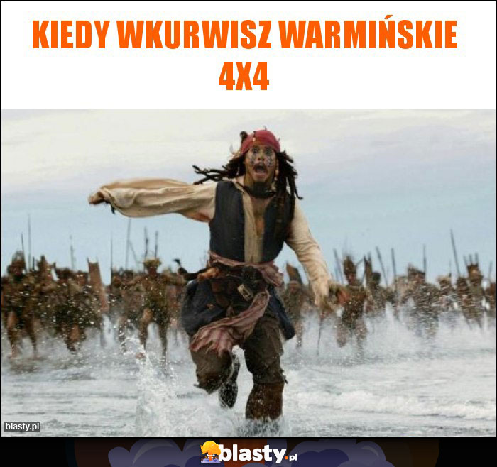 Kiedy wkurwisz warmińskie 4x4