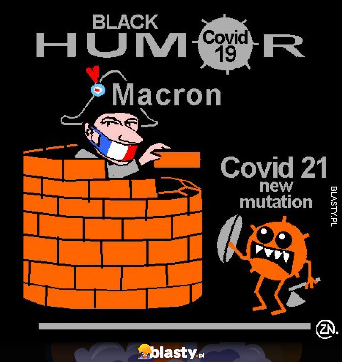 Macron covid humoristique