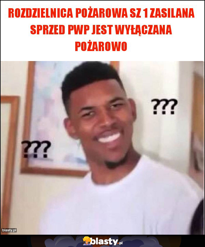 Rozdzielnica pożarowa SZ 1 zasilana sprzed PWP jest wyłączana pożarowo