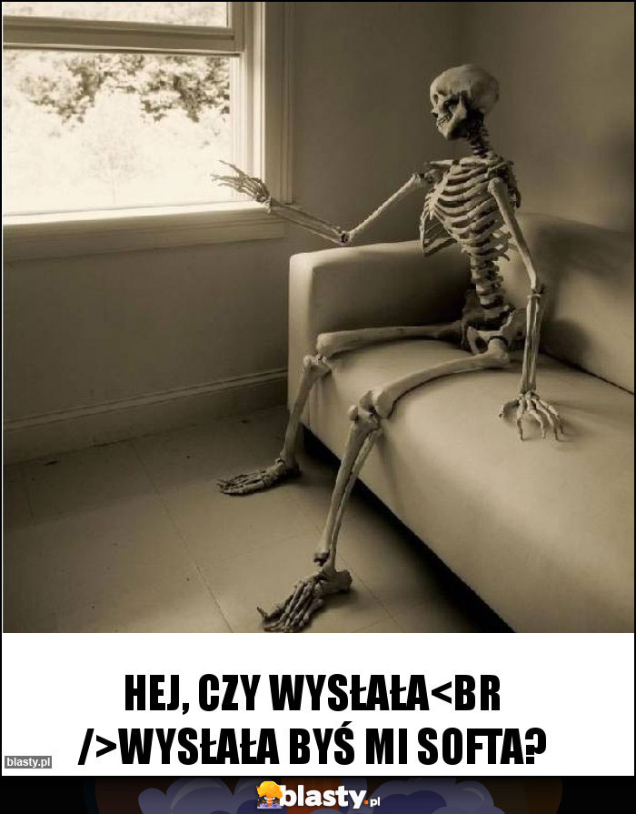 hej, czy wysłała
wysłała byś mi softa?