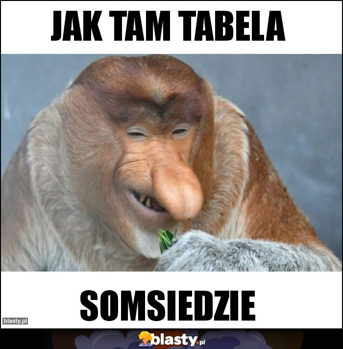 Jak tam tabela