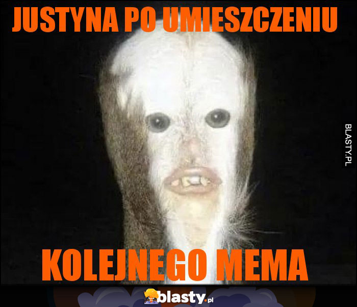 Justyna po umieszczeniu