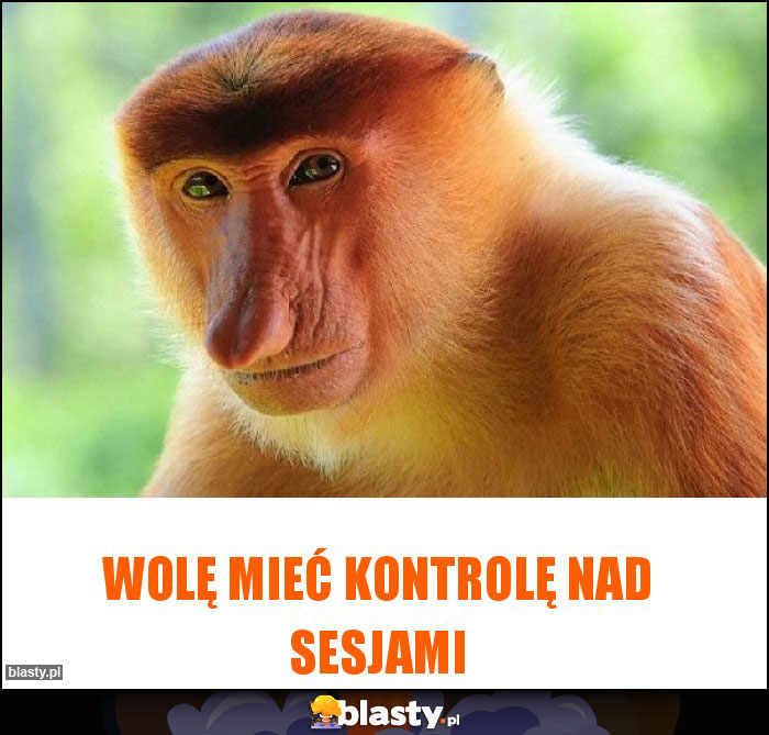 Wolę mieć kontrolę nad sesjami