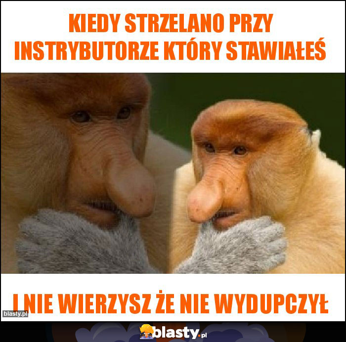 Kiedy strzelano przy instrybutorze który stawiałeś