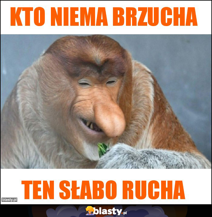 kto niema brzucha