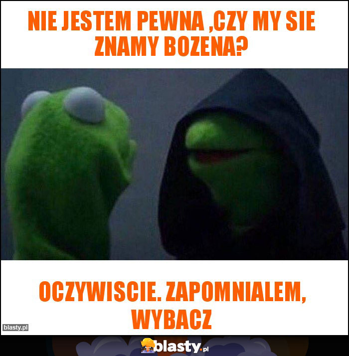 NIE JESTEM PEWNA ,CZY MY SIE ZNAMY BOZENA?