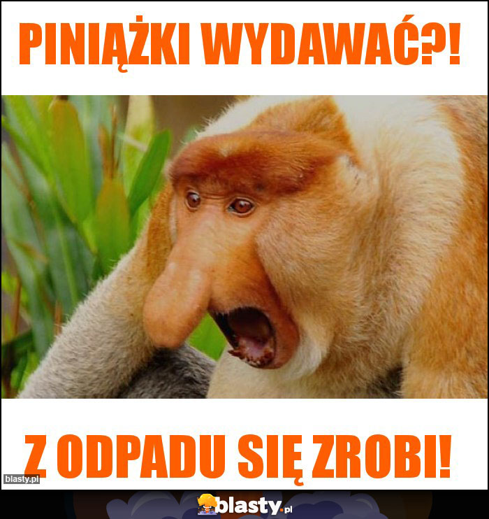 Piniążki wydawać?!