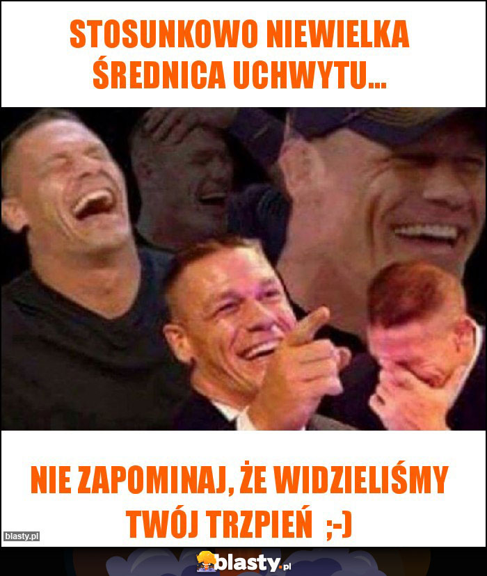 Stosunkowo niewielka średnica uchwytu...