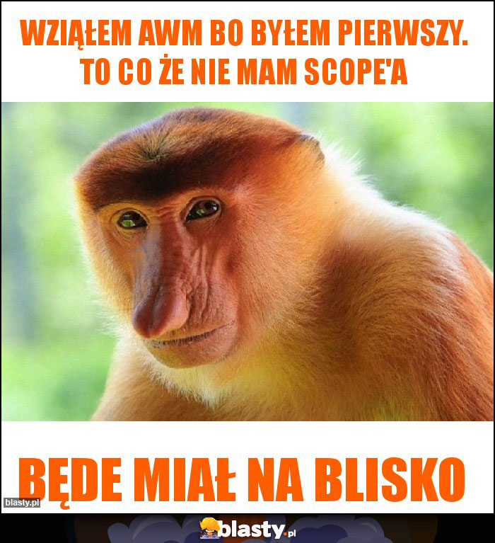 Wziąłem awm bo byłem pierwszy. To co że nie mam scope'a