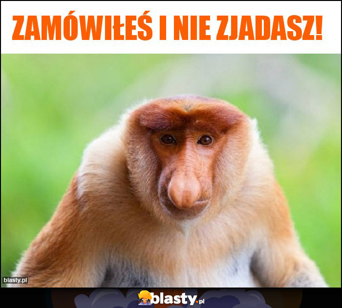 zamówiłeś i nie zjadasz!