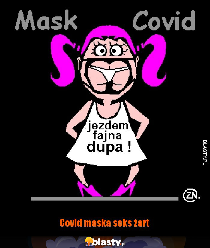 Covid maska seks żart