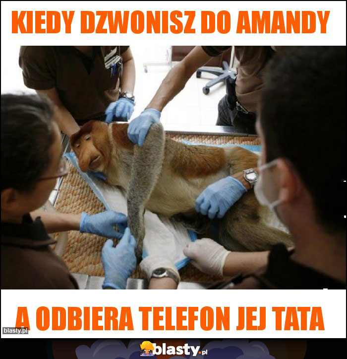 Kiedy dzwonisz do Amandy