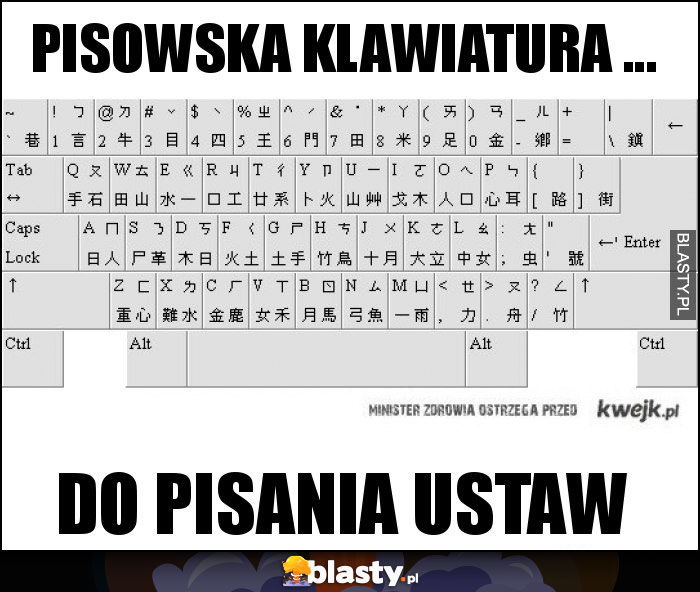 Pisowska klawiatura ...