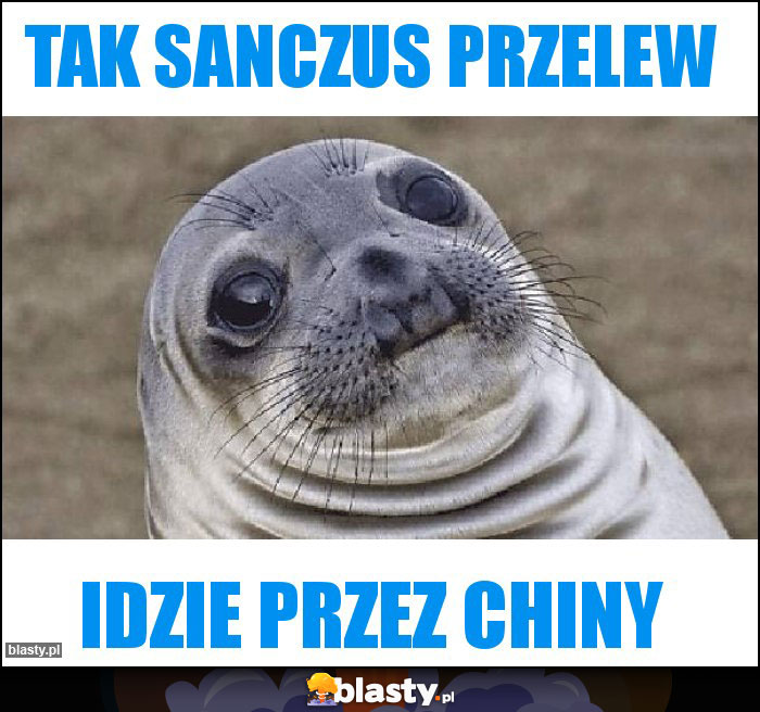 Tak Sanczus przelew