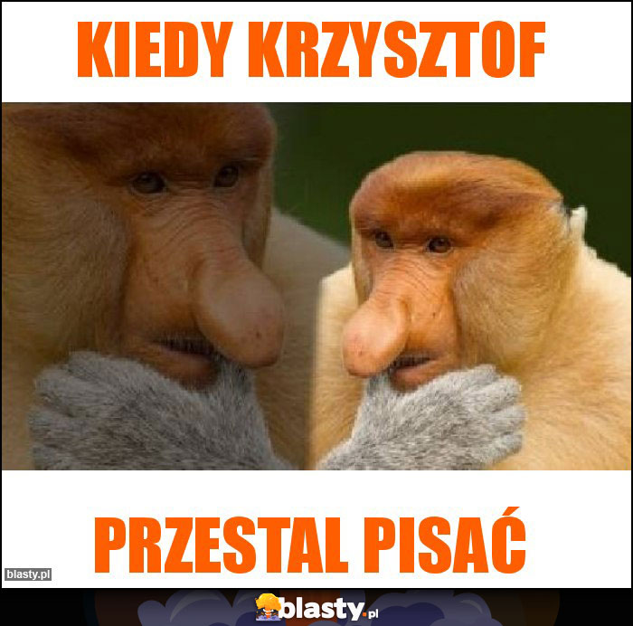 Kiedy krzysztof