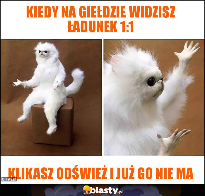 Kiedy na giełdzie widzisz ładunek 1:1