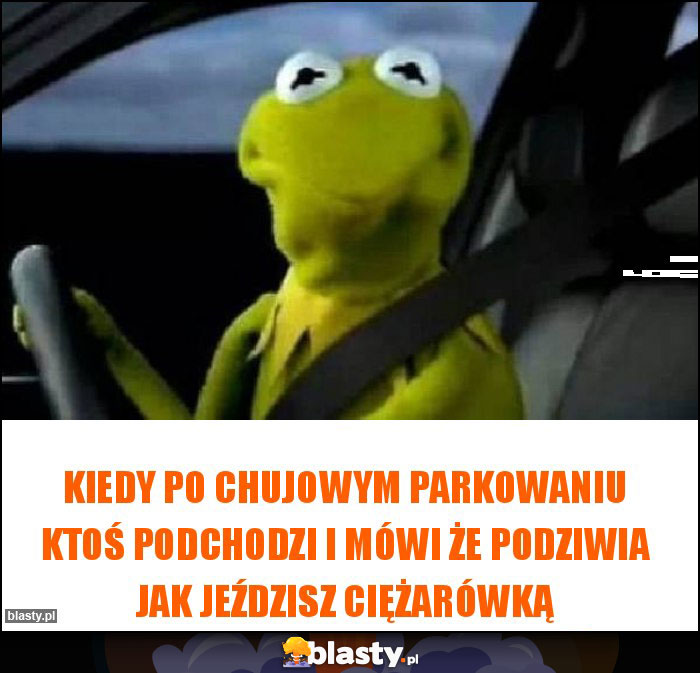 KIEDY PO CHUJOWYM PARKOWANIU KTOŚ PODCHODZI I MÓWI ŻE PODZIWIA JAK JEŹDZISZ CIĘŻARÓWKĄ