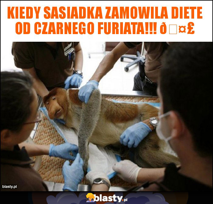 Kiedy sasiadka zamowila diete od Czarnego Furiata!!! ????