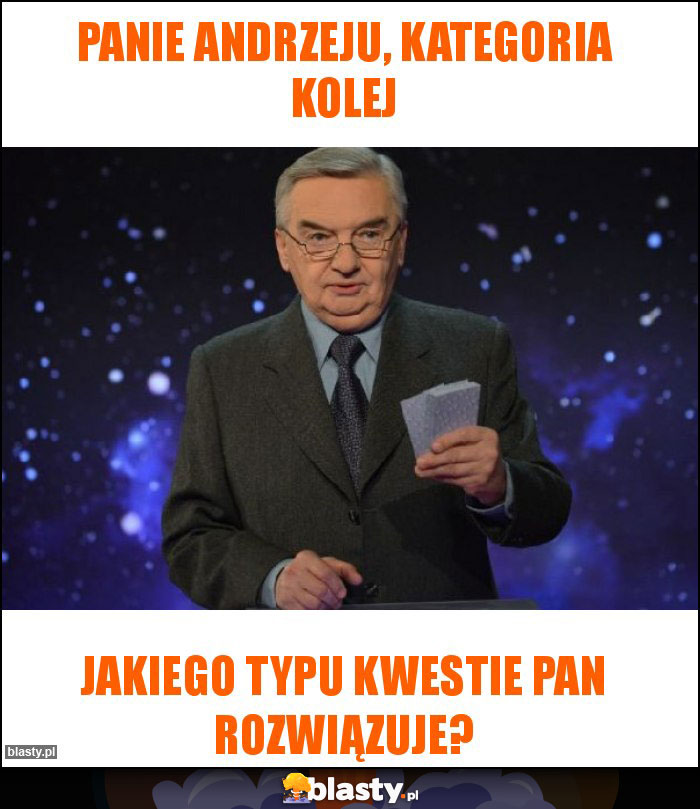 Panie Andrzeju, kategoria kolej