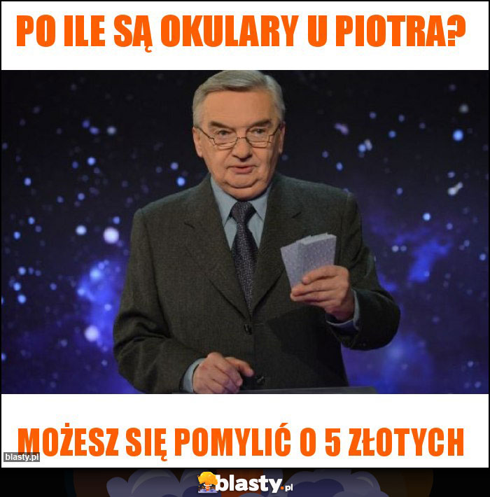 Po ile są okulary u Piotra?