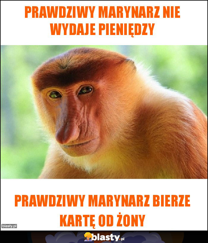 Prawdziwy marynarz nie wydaje pieniędzy