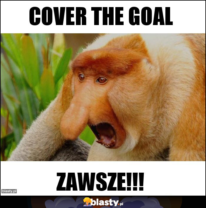 Cover the goal