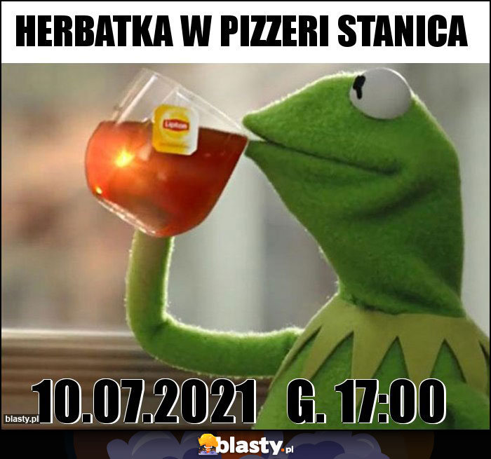 Herbatka w pizzeri stanica