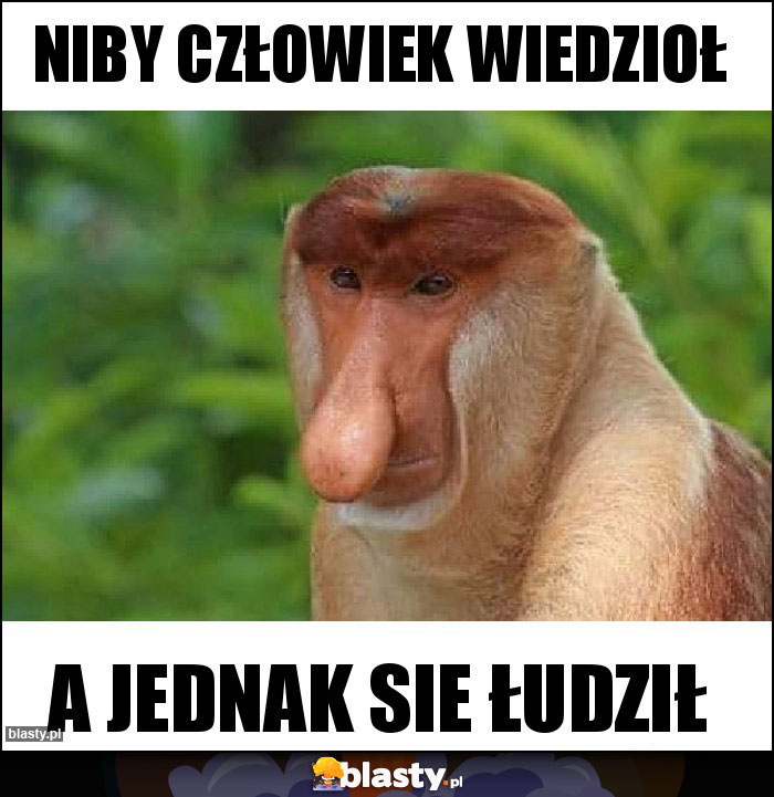 Niby człowiek wiedzioł